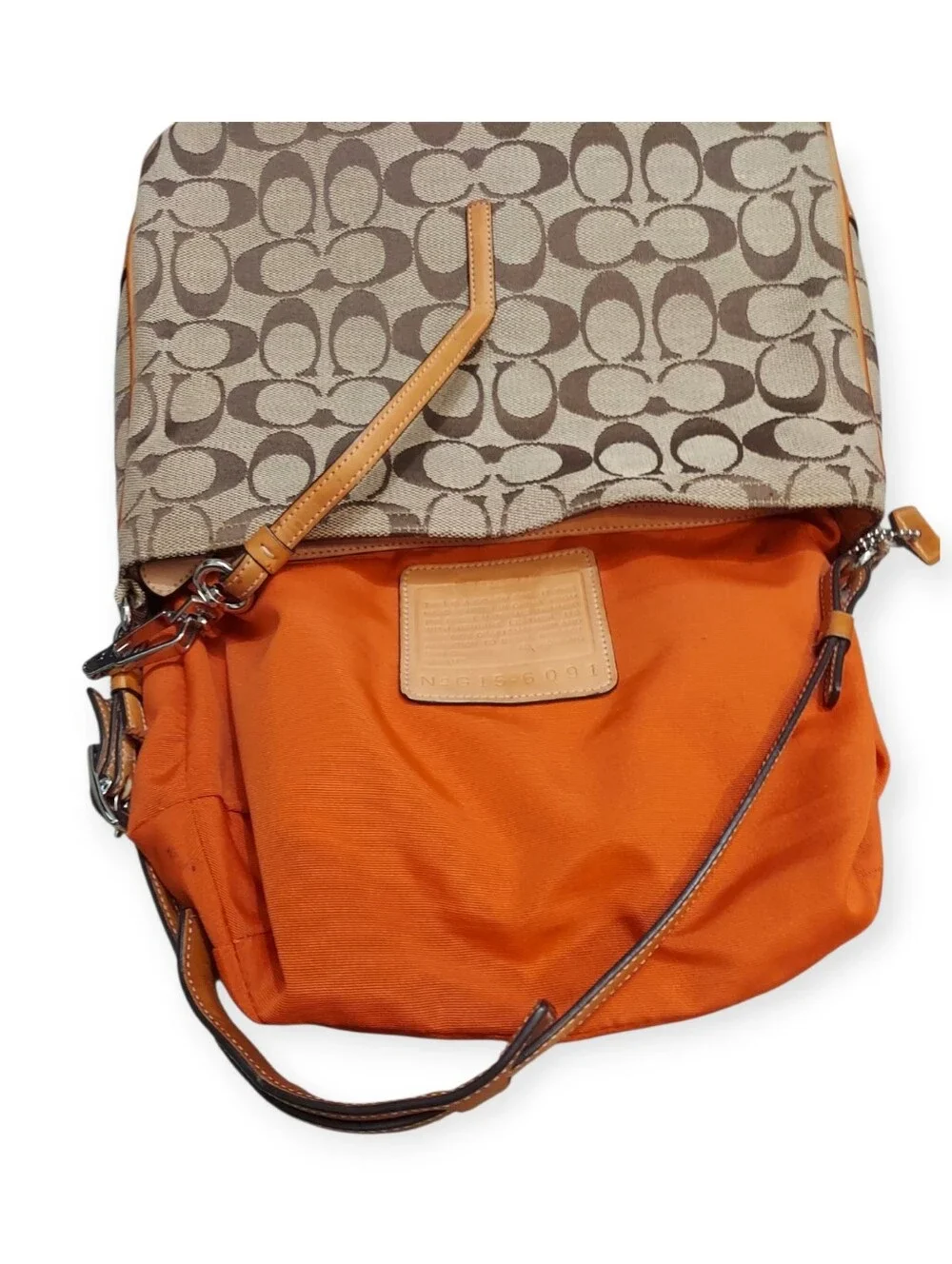 Coach Hampton Y2K Vintage Signature C Clip Small Shoulder Bag